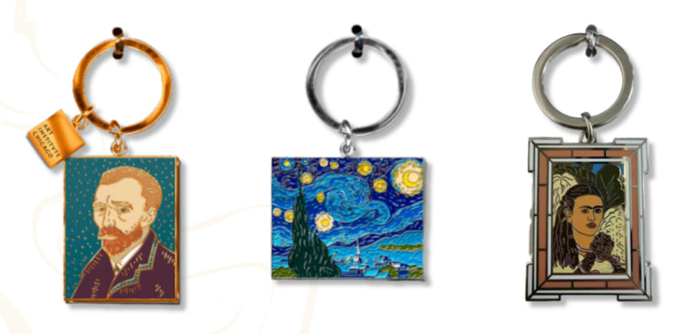 Custom Enamel Key Chains w/ Backer Cards